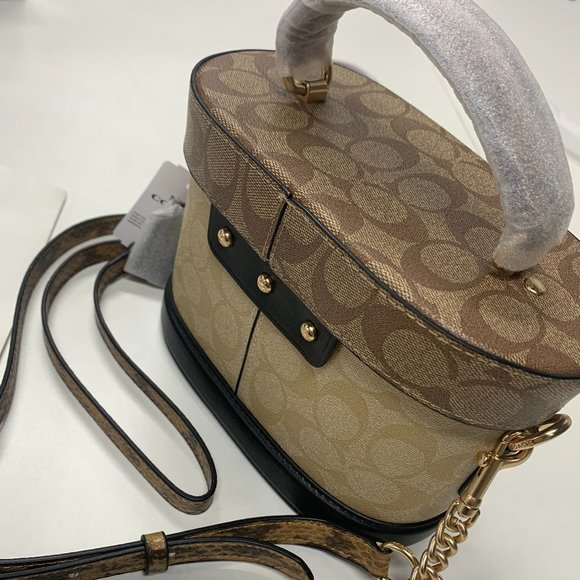 Coach handbag messenger box bag